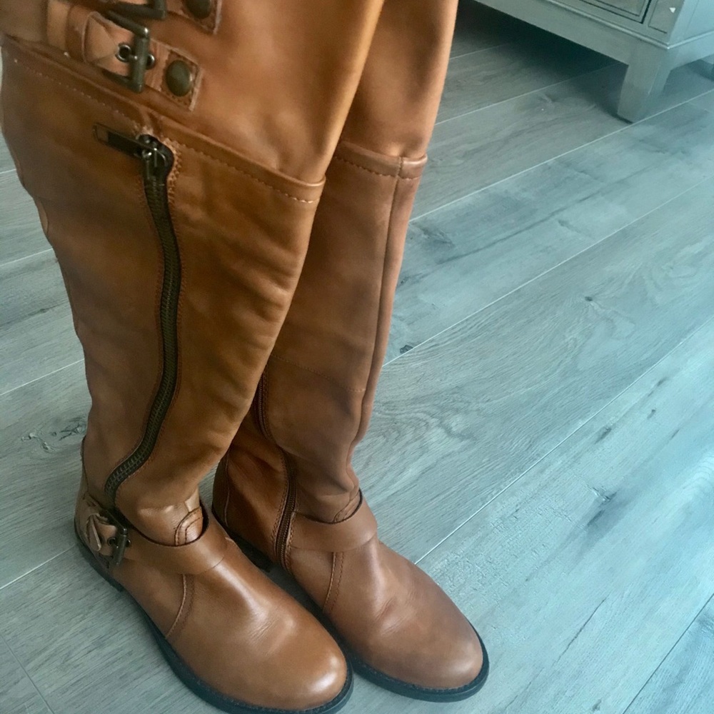 Steven Madden Knee Leather Boot